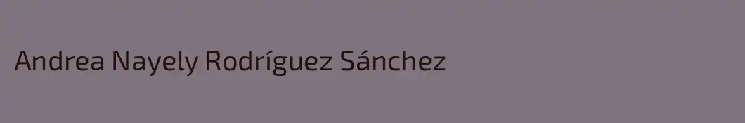 Andrea Nayely Rodríguez Sánchez